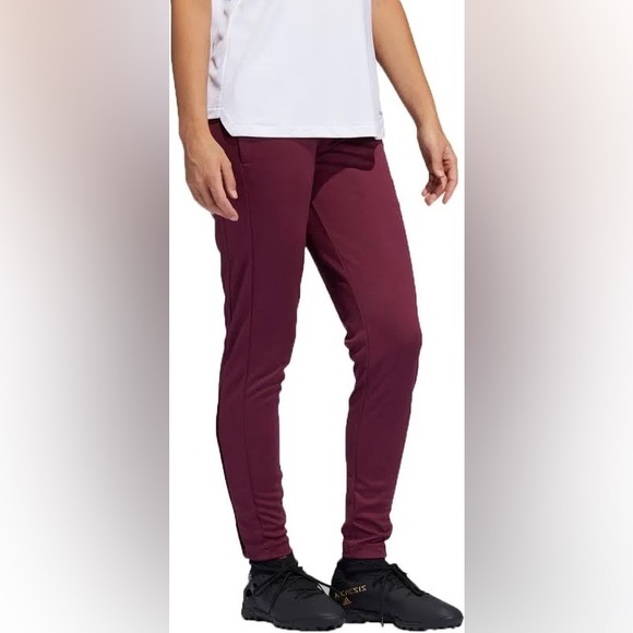 Adidas NWOT Tiro Flare Pants Women Victory Crimson Sz S - Picture 3 of 8